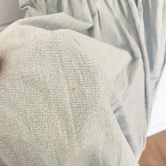 Old Navy Chambray Cami Jumpsuit Blue Wide Leg Cropped Spring Summer Size XXL - Picture 9 of 13